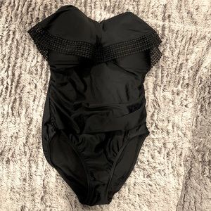 Black One Piece Swimsuit